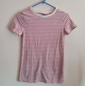 Pink stripped Mossimo XS shirt